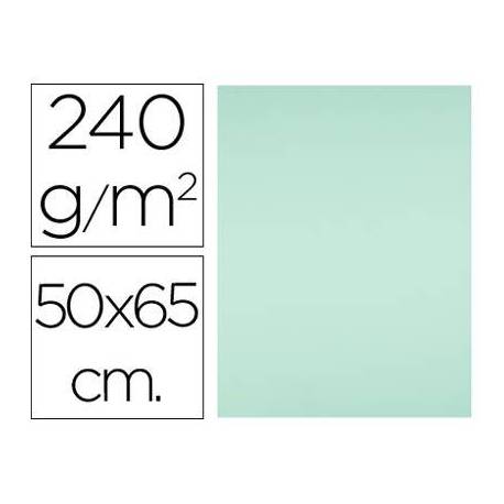 Cartulina Liderpapel color verde muy claro de 240 g/m2