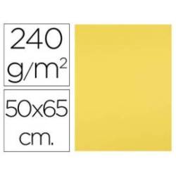 Cartulina Liderpapel color amarillo limon 240 g/m2
