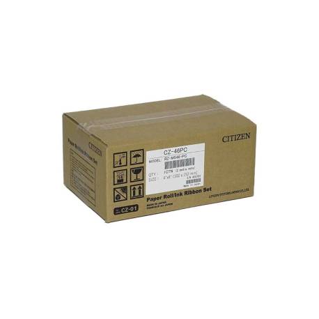 PAPEL SUBLIMACION CITIZEN 10X15 CM 300 IMPRESIONES POR ROLLO PARA IMPRESORA CZ-01