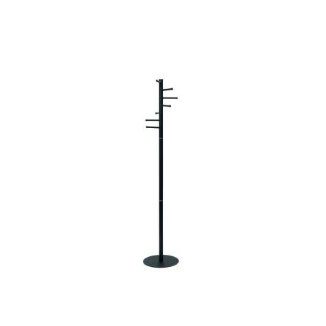 PERCHERO ROCADA MAULCAURUS 7 COLGADORES COLOR NEGRO 350X350X1770 MM
