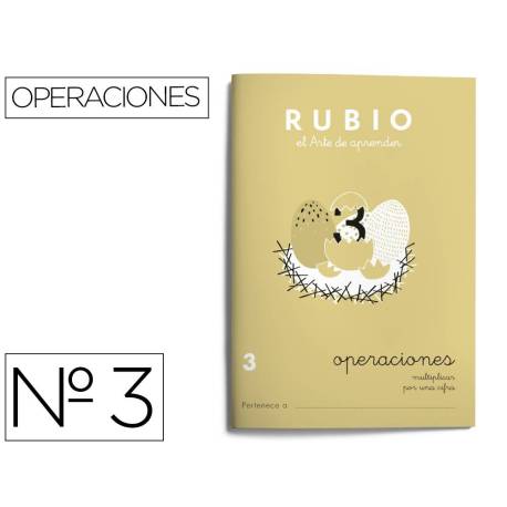 Cuaderno Rubio Operaciones nº 3 Multiplicar por una cifra