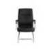 SILLA Q-CONNECT ESCRITORIO MOD ENA SIMIL PIEL BASE METALICA ALT MAX 1050 ANC 630 PROF 650 COLOR NEGRO