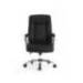 SILLA Q-CONNECT DIRECCION VERO NA SIMIL PIEL BASE METALICA ALT MAX 1210 ANC 650 PROF 730 MM RUEDAS PREMIUM COLOR NEGRO