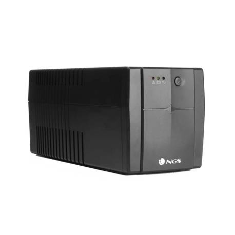 SAI NGS FORTRESS 1500 V2 BATERIA 1200 VA CON 4 TOMAS CORRIENTE SCHUKO PLUG OFF LINE UPS 720W FUNCION AVR