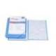 CARPETA PARDO ESCAPARATE CON ESPIRAL 20 FUNDAS POLIPROPILENO CON GOMAS PERSONALIZABLE COLOR AZUL