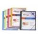 CARPETA PARDO ESCAPARATE CON ESPIRAL 20 FUNDAS POLIPROPILENO CON GOMAS PERSONALIZABLE COLOR AZUL