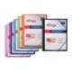CARPETA PARDO ESCAPARATE CON ESPIRAL 20 FUNDAS POLIPROPILENO CON GOMAS PERSONALIZABLE COLOR AZUL