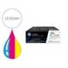 TONER HP 305A LASERJET PRO 300 / M351 / 400 / M451 / MFP M375 / MFP M475 PACK COLOR AMARILLO CIAN MAGENTA 2600