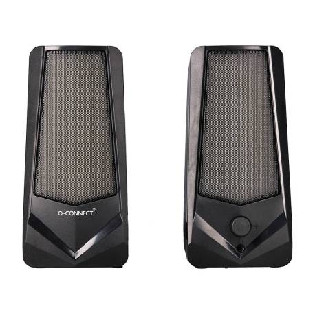 ALTAVOCES Q-CONNECT GAMING BLUETOOTH CON ILUMINACIÓN RGB POTENCIA MAXIMA 2X3W CONTROL DE VOLUMEN COLOR NEGRO