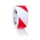 CINTA ADHESIVA TARIFOLD SEGURIDAD PARA MARCAJE Y SEÑALIZACION DE SUELO 33 MT X 50 MM COLOR BLANCO/ROJO