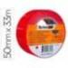 CINTA ADHESIVA TARIFOLD PARA MARCAJE Y SEÑALIZACION DE SUELO 33 MT X 50 MM COLOR ROJO