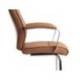 SILLA Q-CONNECT ESCRITORIO MOD ENA SIMIL PIEL BASE METALICA ALT MAX 1050 ANC 630 PROF 650 COLOR CREMA