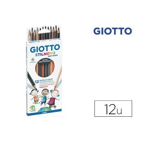 Lapices de colores acuarelables Giotto Stilnovo caja de 12 colores
