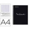 CUADERNO ESPIRAL MIQUELRIUS NOTEBOOK 1 EMOTIONS TAPA FORRADA DIN A4 MICROPERFORADO 80 HOJAS 90G/M2 CUADRO 5 MM