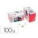 CHINCHETA LISMANIA OFFICE COLOR BLANCO CAJA DE 100 UNIDADES
