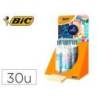 BOLIGRAFO BIC CUATRO COLORES DECORADOS PUNTA DE 1 MM EXPOSITOR DE 30 UNIDADES