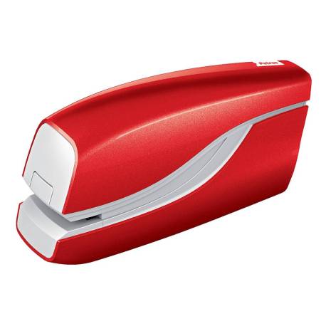 GRAPADORA PETRUS ELECTRICA E-310 CONTACTLESS ROJO METALIZADO CAPACIDAD 12 HOJAS USA GRAPAS Nº 10