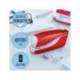 GRAPADORA PETRUS ELECTRICA E-310 CONTACTLESS ROJO METALIZADO CAPACIDAD 12 HOJAS USA GRAPAS Nº 10