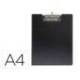 PORTANOTAS MAUL FLEXX DIN A4 POLIPROPILENO CON PINZA COLOR NEGRO