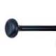 PERCHERO METALICO MAUL GRANDO 8 COLGADORES Y PARAGUERO COLOR NEGRO 375X1750X365 MM