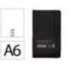 CUADERNO CON GOMILLA ANTARTIK NOTES TAPA BLANDA A6 HOJAS LISAS NEGRO 100 HOJAS 80 GR FSC