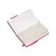 CUADERNO CON GOMILLA ANTARTIK NOTES TAPA DURA A6 HOJAS CUADRICULA BURDEOS 100 HOJAS 80 GR FSC