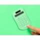 CALCULADORA LIDERPAPEL BOLSILLO XF42 8 DIGITOS SOLAR Y PILAS COLOR VERDE 94X59,5X10,5MM