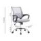 SILLA Q-CONNECT OFICINA SIENA MALLA BASE METALICA ALT MAX 1000 ANC 560 PROF 570 RUEDAS PREMIUM COLOR BLANCO GRIS