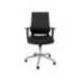 SILLA GIRATORIA Q-CONNECT RESPALDO MEDIO DE SIMILPIEL REGULABLE EN ALTURA 980+100X630X625 MM COLOR