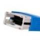 SELLO ENTINTADO AUTOMATICO Q-CONNECT CONTABILIZADO ALMOHADILLA 14X38 MM COLOR AZUL