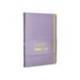 CUADERNO CON GOMILLA ANTARTIK NOTES TAPA DURA A5 HOJAS LISAS MORADO Y AMARILLO 100 HOJAS 80 GR FSC