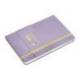 CUADERNO CON GOMILLA ANTARTIK NOTES TAPA DURA A5 HOJAS LISAS MORADO Y AMARILLO 100 HOJAS 80 GR FSC