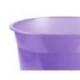PAPELERA PLASTICO LIDERPAPEL LAVANDA TRANSLUCIDO 13 LITROS 275X285 MM