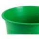 PAPELERA PLASTICO Q-CONNECT VERDE OPACO 13 LITROS