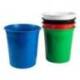 PAPELERA PLASTICO Q-CONNECT ROJO OPACO 13 LITROS