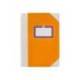 LIBRO CARTONE COSIDO FERNANDES FLECHA DIN A6+ LISO 50 HOJAS 100 GR NARANJA
