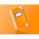 LIBRO CARTONE COSIDO FERNANDES FLECHA DIN A6+ LISO 50 HOJAS 100 GR NARANJA