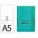 CUADERNO CON GOMILLA ANTARTIK NOTES TAPA BLANDA A5 HOJAS LISAS TURQUESA 80 HOJAS 80 GR FSC