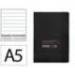 CUADERNO CON GOMILLA ANTARTIK NOTES TAPA BLANDA A5 HOJAS RAYAS NEGRO 80 HOJAS 80 GR FSC