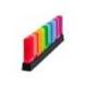 ROTULADOR Q-CONNECT FLUORESCENTE PUNTA BISELADA ESTUCHE DE SOBREMESA 23 UNIDADES COLORES SURTIDOS