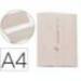 SUBCARPETA CARTULINA TARIFOLD 100% ECOLOGICA 226 G/M2 DIN A4 CON SOLAPA Y BOLSA GRAN CAPACIDAD PACK DE 10 UNIDADES