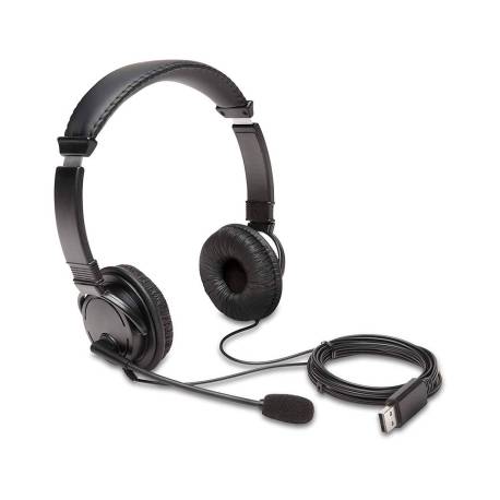 AURICULAR KENSINGTON HI-FI CON MICROFONO USB CABLE 180 CM