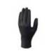 Guantes deltaplus de nitrilo desechable negro caja de 100 unidades talla 9-10