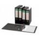 Archivador de palanca Elba Carton compacto Folio Lomo de 80 mm color Negro