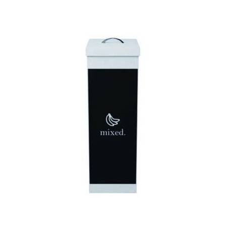 Contenedor papelera reciclaje Paperflow tapa Poliestireno Para residuos orgánicos 60 L