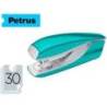 Grapadora Petrus Wow 635 Color Turquesa 30 hojas