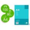 Papel de escritura A4 Liderpapel 80 g/m2 CUADRICULA 4 MM