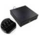 CAJON PORTAMONEDAS SEYPOS ELECTRICO METALICO 8 MONEDEROS 4 BILLETEROS RANURA FRONTAL CERRADURA CON LLAVE