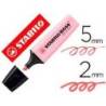 Rotulador Stabilo Boss Pastel Rubor Rosa
