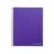 Bloc Liderpapel Din A4 micro jolly cuadrícula 5mm 5 bandas 4 taladros tapa forrada 75 gr color morado